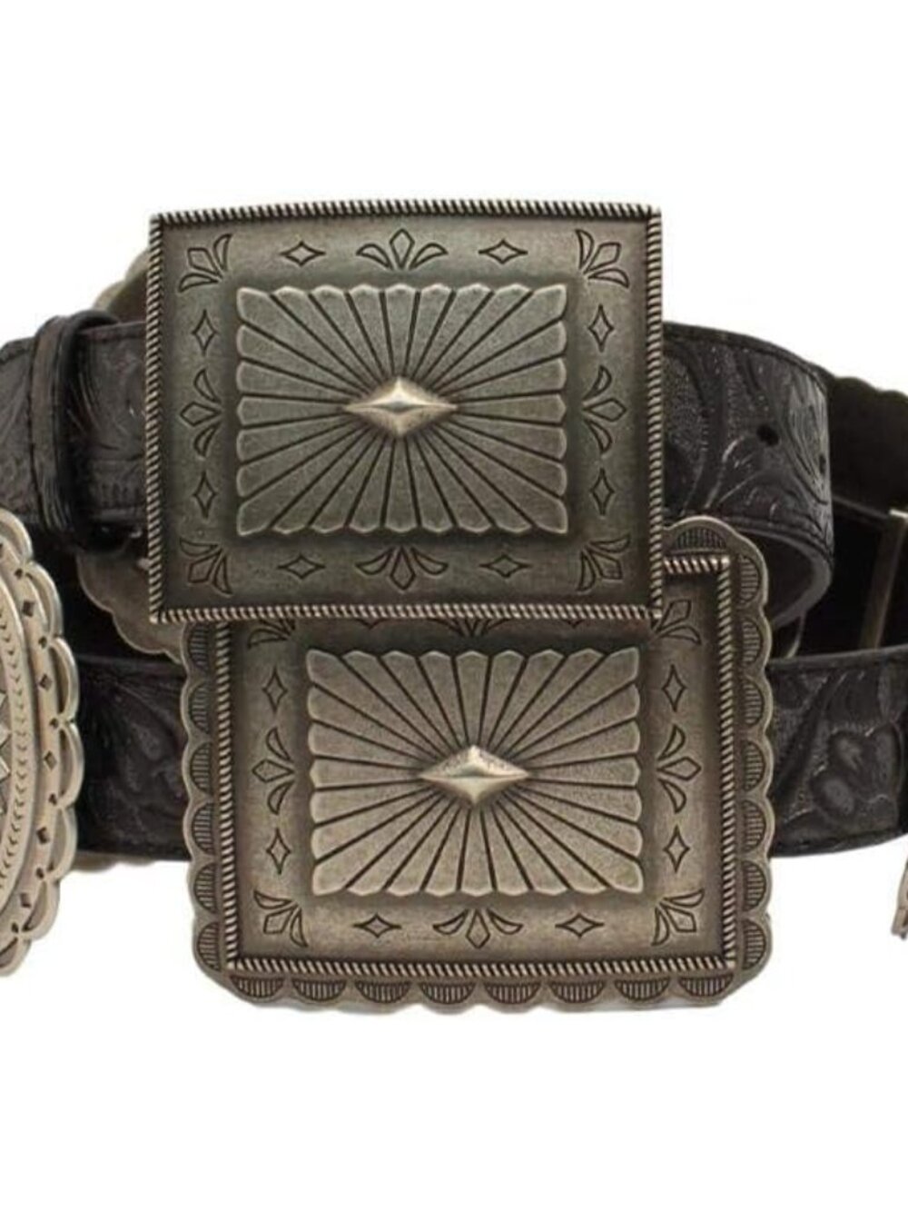 1801 Ariat Ladies Tooled Concho Belt